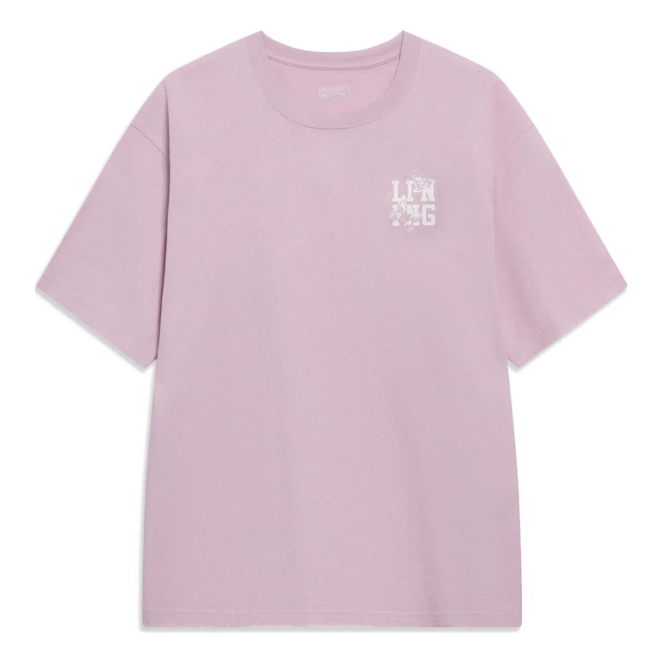 Li-Ning Chinese Culture Butterfly Graphic T-shirt 'Pink' AHST203-5