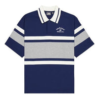 New Balance Athletics Striped Polo Shirt Asia Sizing 'Navy' NFE22241-NV