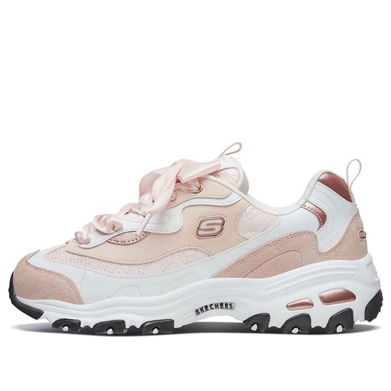 (WMNS) Skechers D'Lites 1.0 'White Goldpink' 88888353-WTRG
