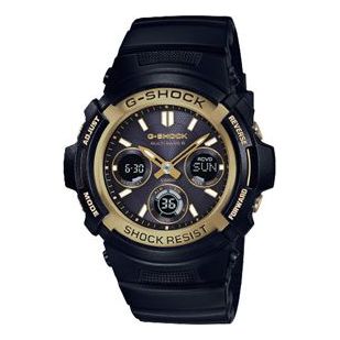 CASIO G-Shock Analog-Digital 'Black Gold' AWG-M100SBG-1APR