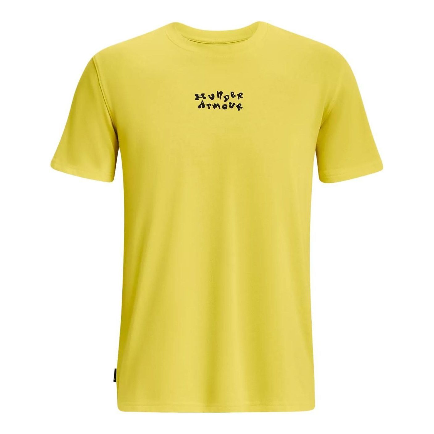 Under Armour Checkered Heavyweight T-shirt 'Yellow' 1376837-799