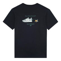 New Balance Logo Graphic T-Shirt Asia Sizing 'Black' AMT22397-BK