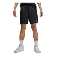 Men's Air Jordan Logo Printing Lacing Black Straight Shorts DM1373-010