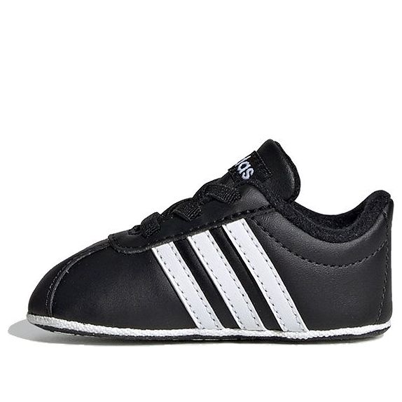 (TD) adidas VL Court 2.0 'Black White' EE6911