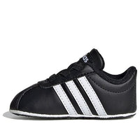 (TD) adidas VL Court 2.0 'Black White' EE6911