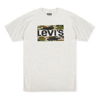 Men's Levis Camouflage Printing Short Sleeve Gray T-Shirt 3LSP3194