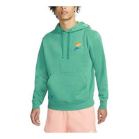 Nike Sportswear Sport Logo Embroidered Pullover Hoodie 'Green' DM8882-350