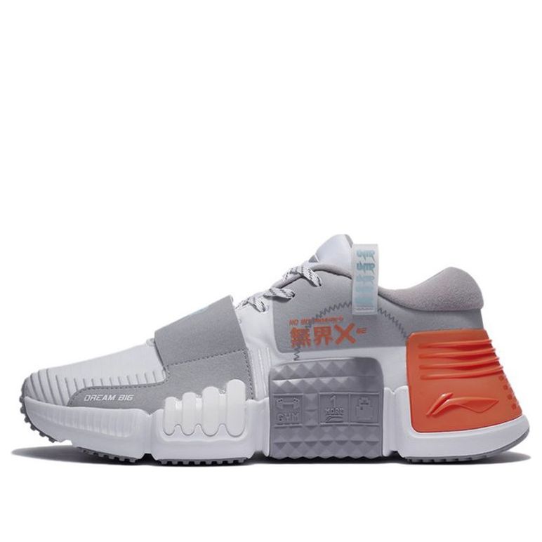 Li-Ning No Boundaries X 'Standard White Glacier Grey' AFVS005-3