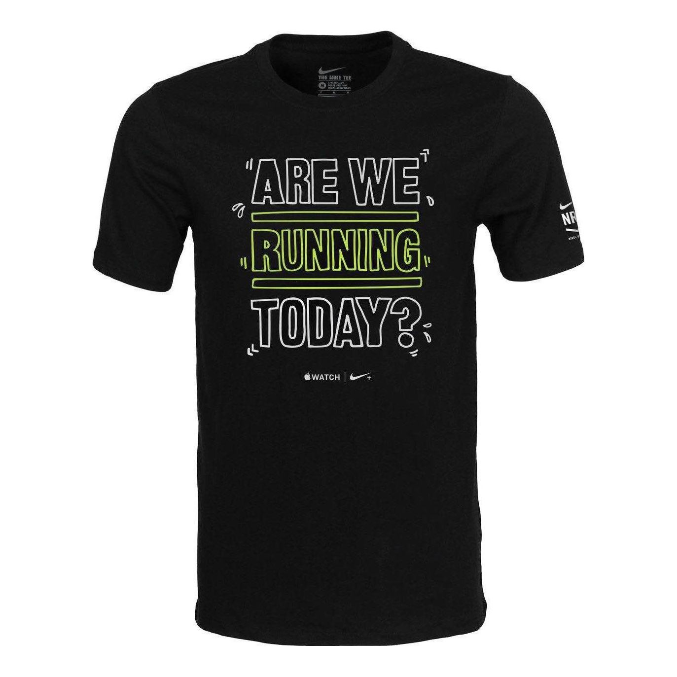 Nike Alphabet Round Neck Quick Dry Short Sleeve Unisex Black 836326-010