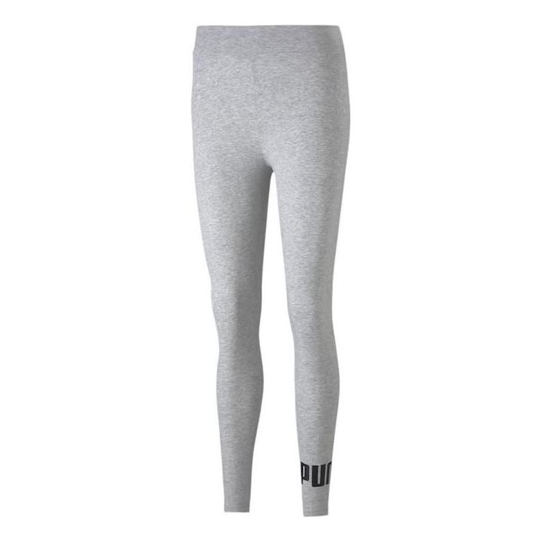 (WMNS) PUMA Essentials Logo Leggings 'Light Grey Heather' 589443-04