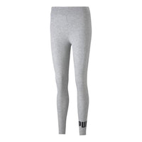 (WMNS) PUMA Essentials Logo Leggings 'Light Grey Heather' 589443-04