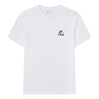 FILA Loose Sports Short Sleeve logo Alphabet Short Sleeve White F51M018120F-WT