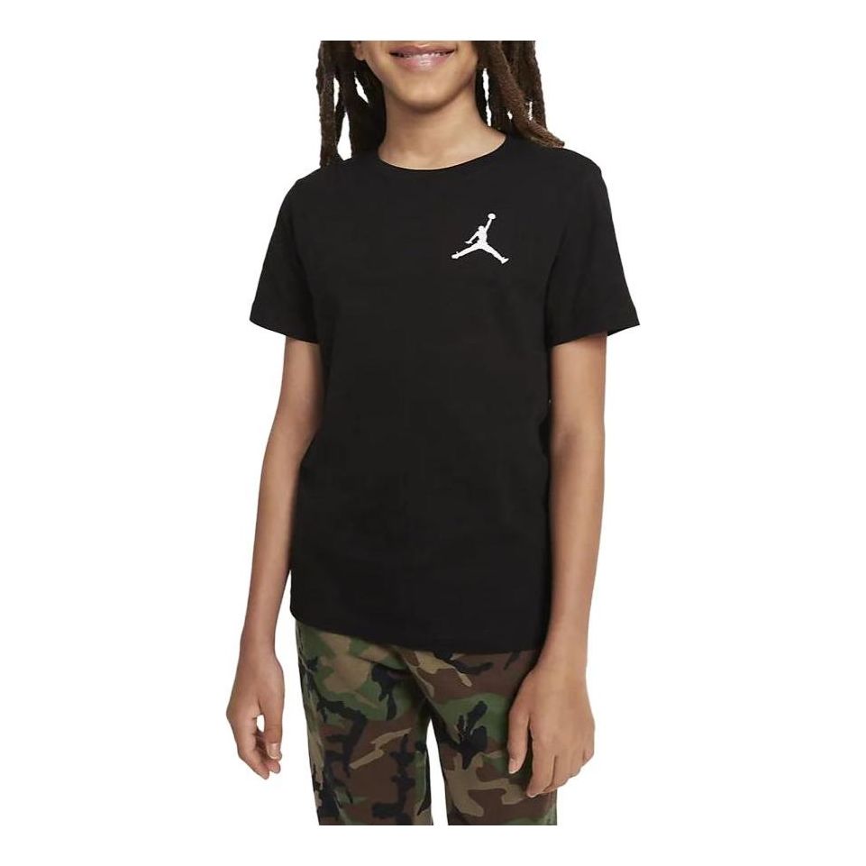 (GS) Air Jordan Logo T-Shirt 'Black' 95A873-023