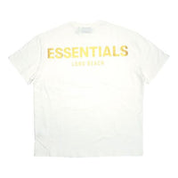 FOG Essentials Long beach Boxy FW19 Short Sleeve White T-Shirt FOG-FW19-120