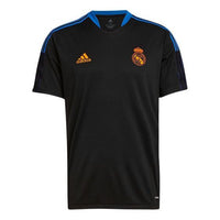 adidas Training Sports Short Sleeve Soccer/Football 21-22 Season real Madrid Black GR4323