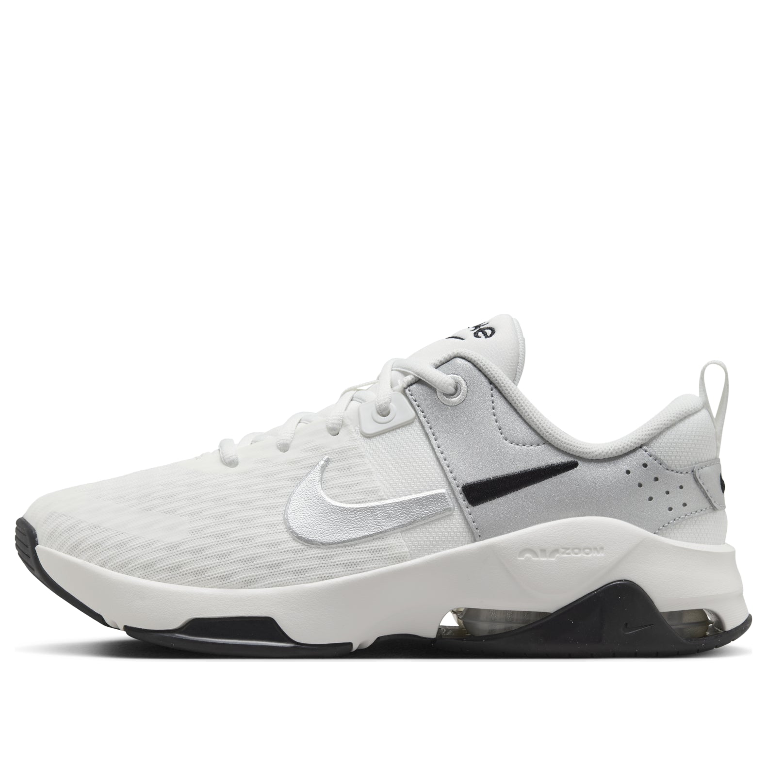 (WMNS) Nike Bella 6 Premium 'Summit White Black Sail Metallic Silver' FZ1714-100