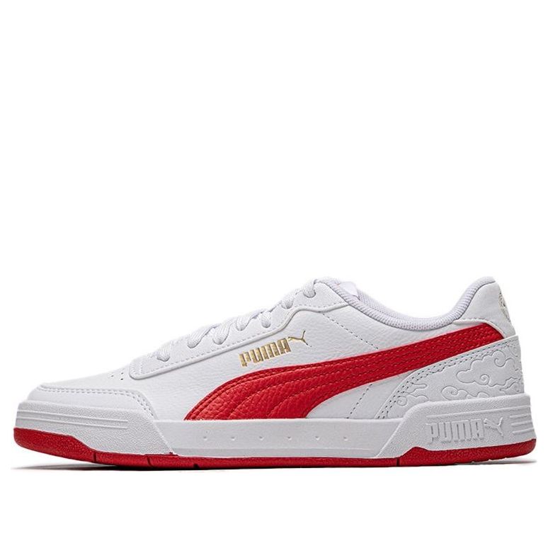 (WMNS) PUMA Caracal Celestial Sneakers White/Red 381919-01