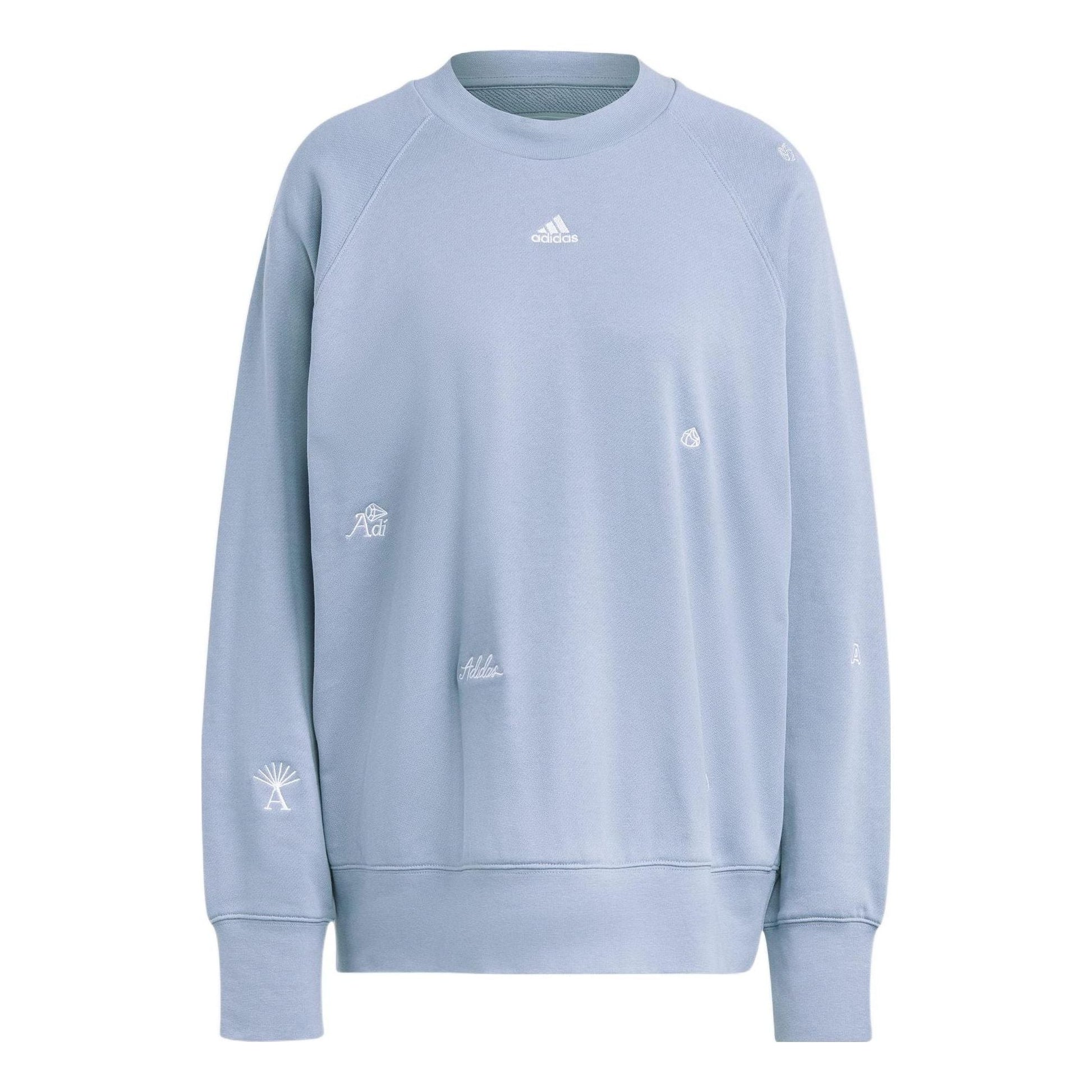 (WMNS) adidas BLUV Q1 Sweaters Asia Sizing 'Purple' IC5716