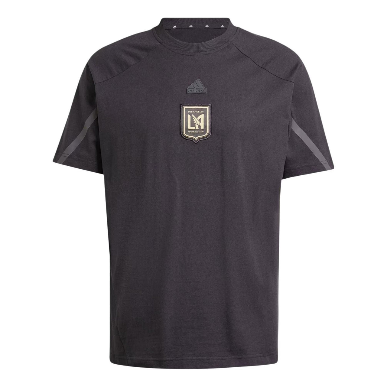 adidas Los Angeles FC Designed for Gameday Travel T-shirt Asia Sizing 'Black' IQ0718