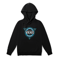 Vans Alphabet Printing Logo Knit Couple Style Black VN0A48CDBLK