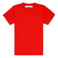 Off-White Back logo Short Sleeve Mens Logo Normal Fit OMAA027E191850032091