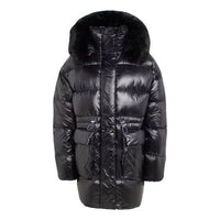 (WMNS) adidas originals Puffed Long Fur Jackets 'Black' IR7117