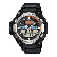 Casio Retro Fashion Waterproof Analog-Digital Watch 'Black Silver Blue' SGW-400H-1BJH