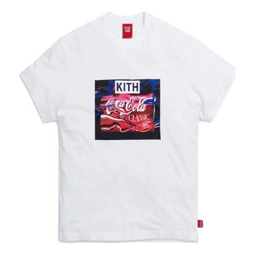 KITH x Coca Cola Crossover Water Vintage Round Neck Short Sleeve Unisex White KH3864-101