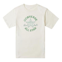 (WMNS) Converse Chuck Patch Infill T-Shirt Asia Sizing 'White Green' 10026362-A04