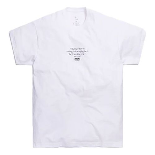 KITH x ESTE LAUDER Crossover English alphabet Round Neck Short Sleeve White Unisex KH3846-101