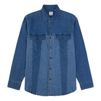 Men's Levis lapel Denim Button Shirt Denim 36269-0001
