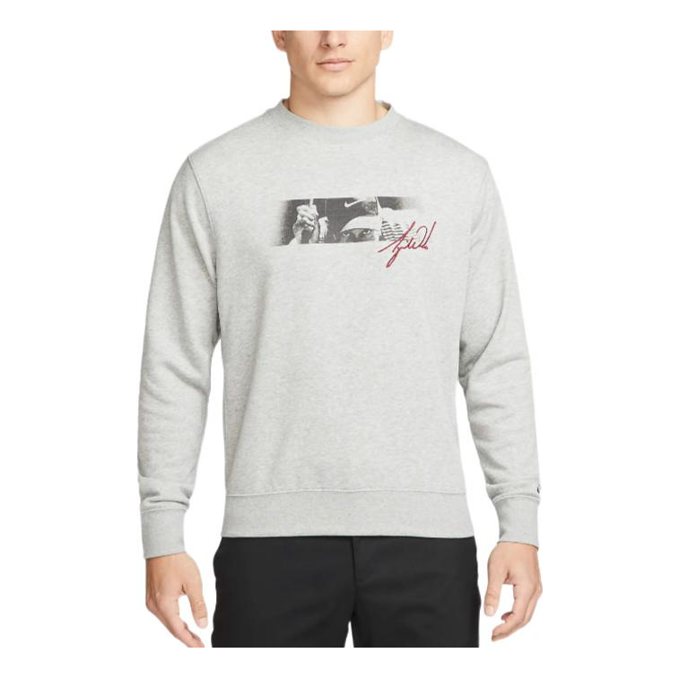Nike Golf Tiger Woods 25th Anniversary Sweatshirt 'Grey' DJ9919-063