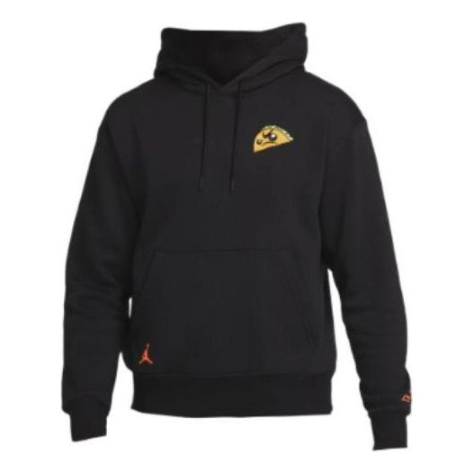 Men's Air Jordan x Tatum TACO JAY Crossover Alphabet Logo Pattern Pullover Black DV5534-010