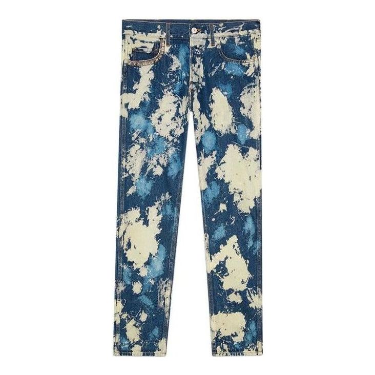 Gucci Bleached Denim Punk Trousers 'Blue' 452428-XR364-4494