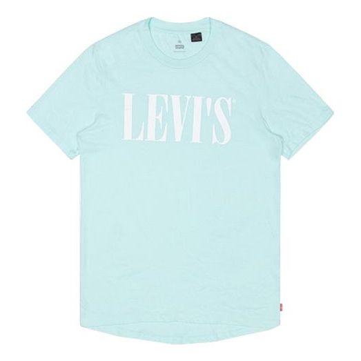 Men's Levis Series Round Neck Short Sleeve Light Blue 67983-0007