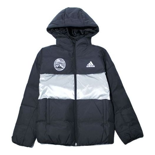 (GS) adidas JK CB Down Jacket 'Black' IN5237