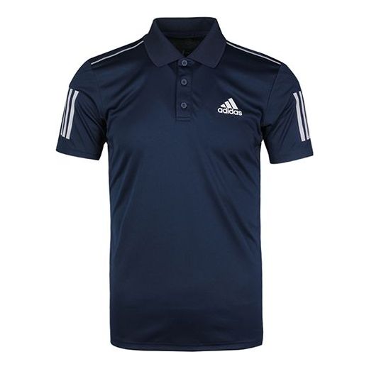 adidas Club 3STR Polo Tennis Sports Polo Shirt Navy Blue DU0850