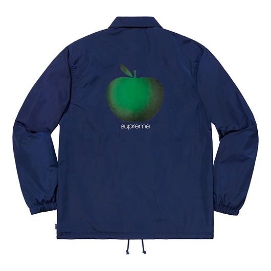 Supreme SS19 Apple Coaches Jacket Coach Unisex Navy Blue SUP-SS19-10016