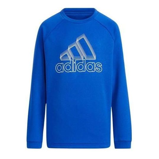adidas Crew Neck Sweatshirt Asia Sizing 'Blue White' H07255