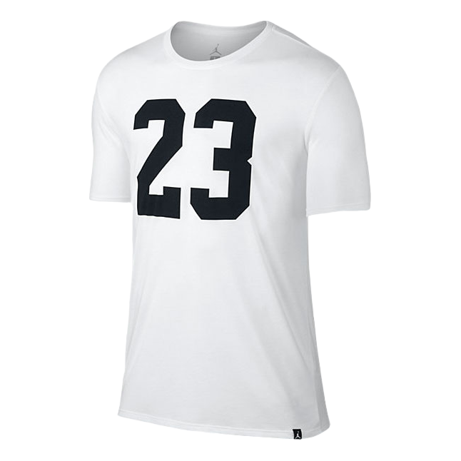 Air Jordan Iconic 23 T-Shirts 'White Black' AV8383-100