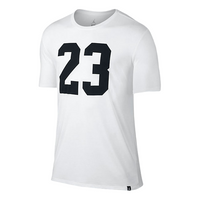 Air Jordan Iconic 23 T-Shirts 'White Black' AV8383-100