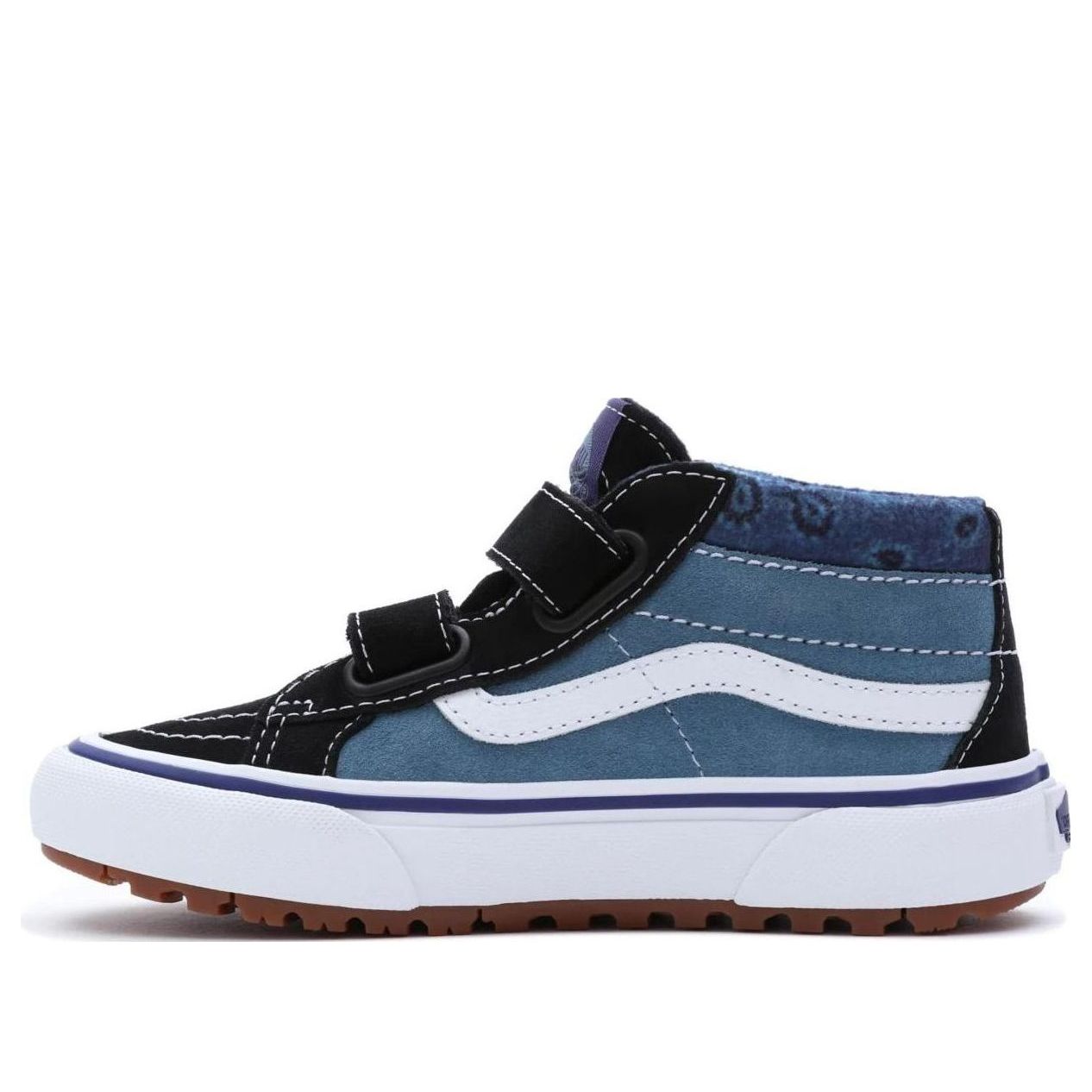 (PS) Vans Paisley Sk8-Mid Reissue MTE-1 Hook and Loop Shoes 'Blue Black' VN0A5KROY61