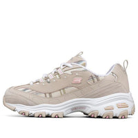 (WMNS) Skechers D'Lites 1.0 Low-Top Running Shoes Grey 149467-TPMT