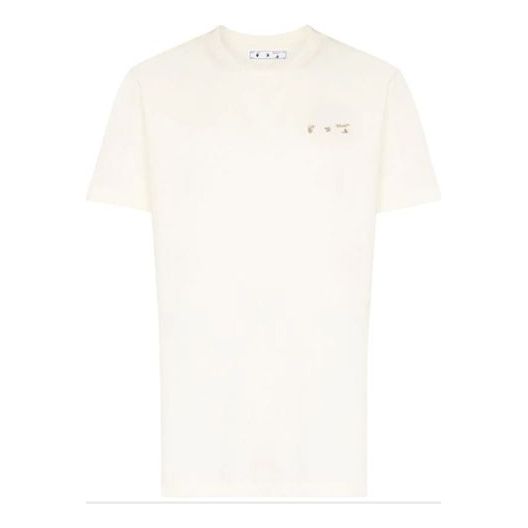 Off-White x Browns 50 Co-branded Men Cream Color OMAA027G20JER019