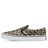 Vans Classic Slip-On Flocked Leopard 'Black Yellow' VN0A4UH8ABS
