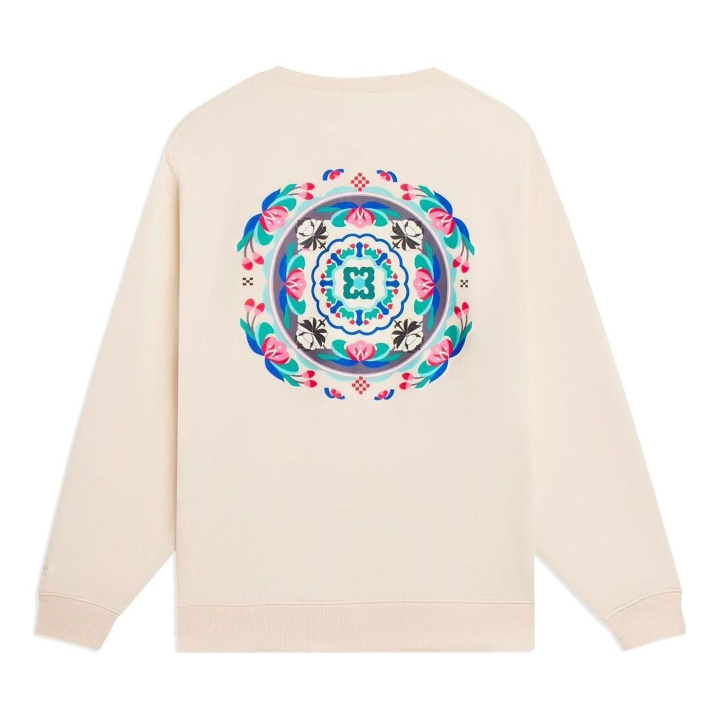 Li-Ning Kaleidoscope Graphics Sweatshirt 'Beige' AWDSF47-2