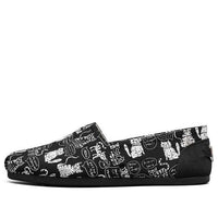 (WMNS) Skechers Bob s Plush Slip-on Shoes Black/White 31334-BKW