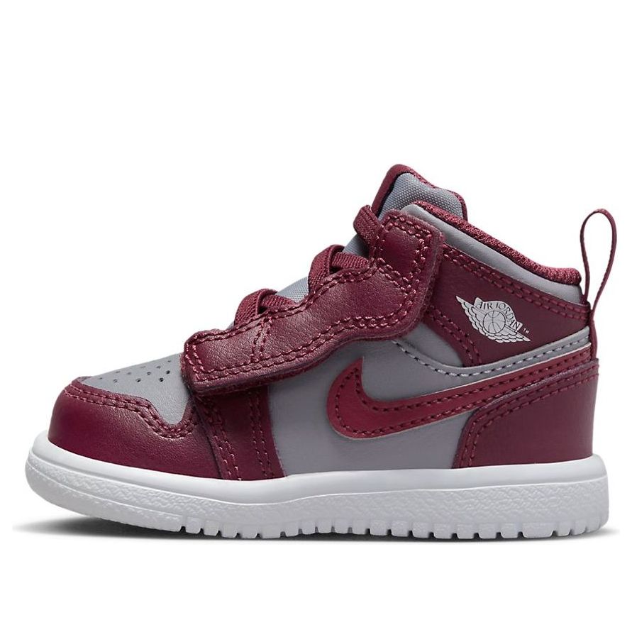 (TD) Air Jordan 1 Mid "Team Red Grey' DQ8428-615