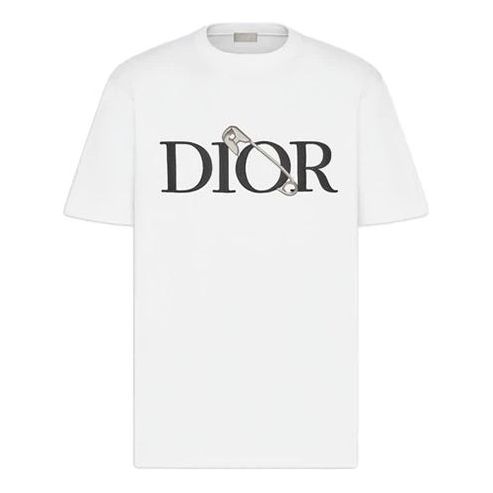 DIOR Knitted Crewneck Short Sleeve For Men White 043J625B0554-C089
