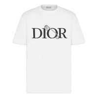 DIOR Knitted Crewneck Short Sleeve For Men White 043J625B0554-C089